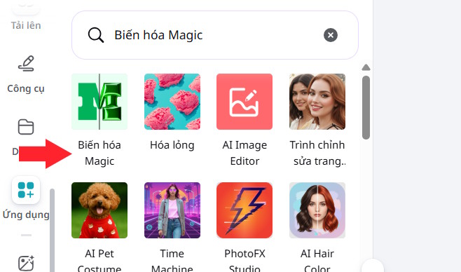 How to use Magic Morph in Canva AI Picture 1