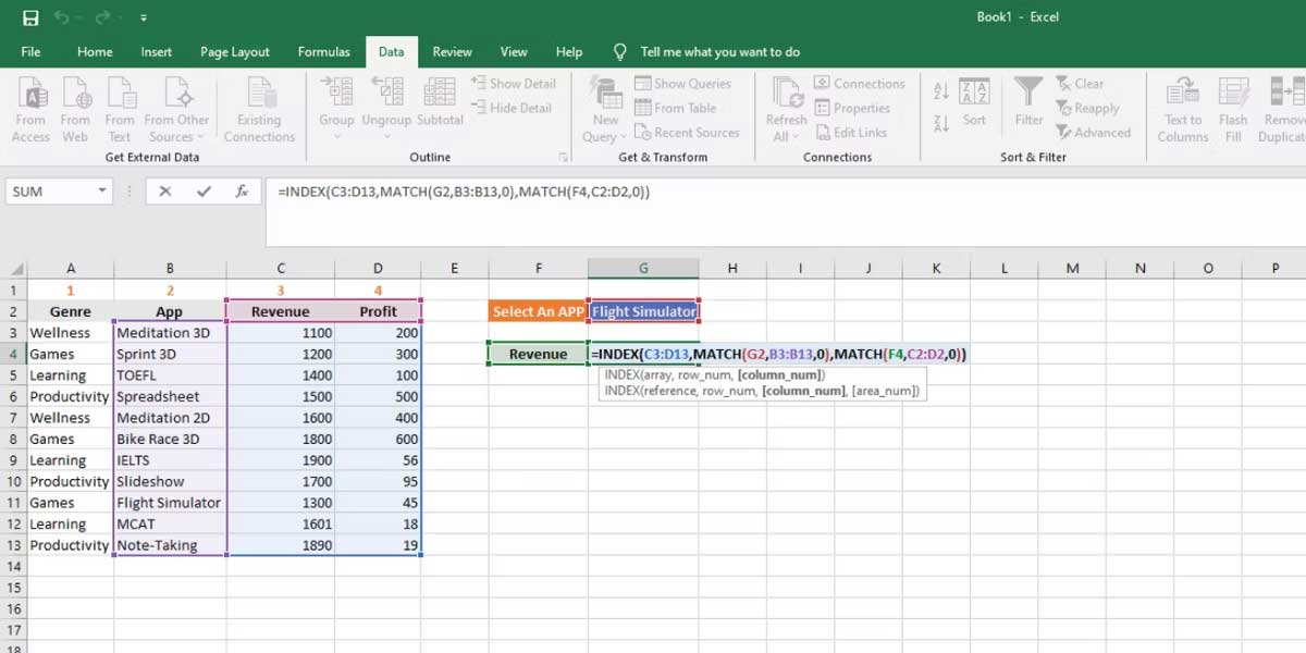Match function in Excel: How to use the Match function with examples Picture 11