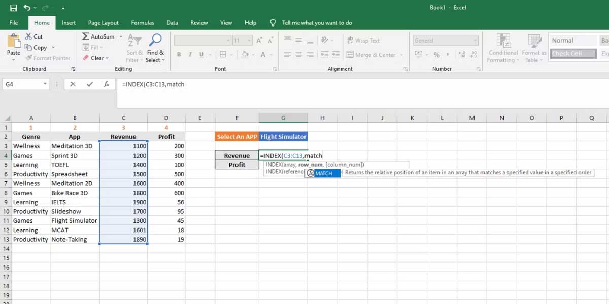 Match function in Excel: How to use the Match function with examples Picture 8