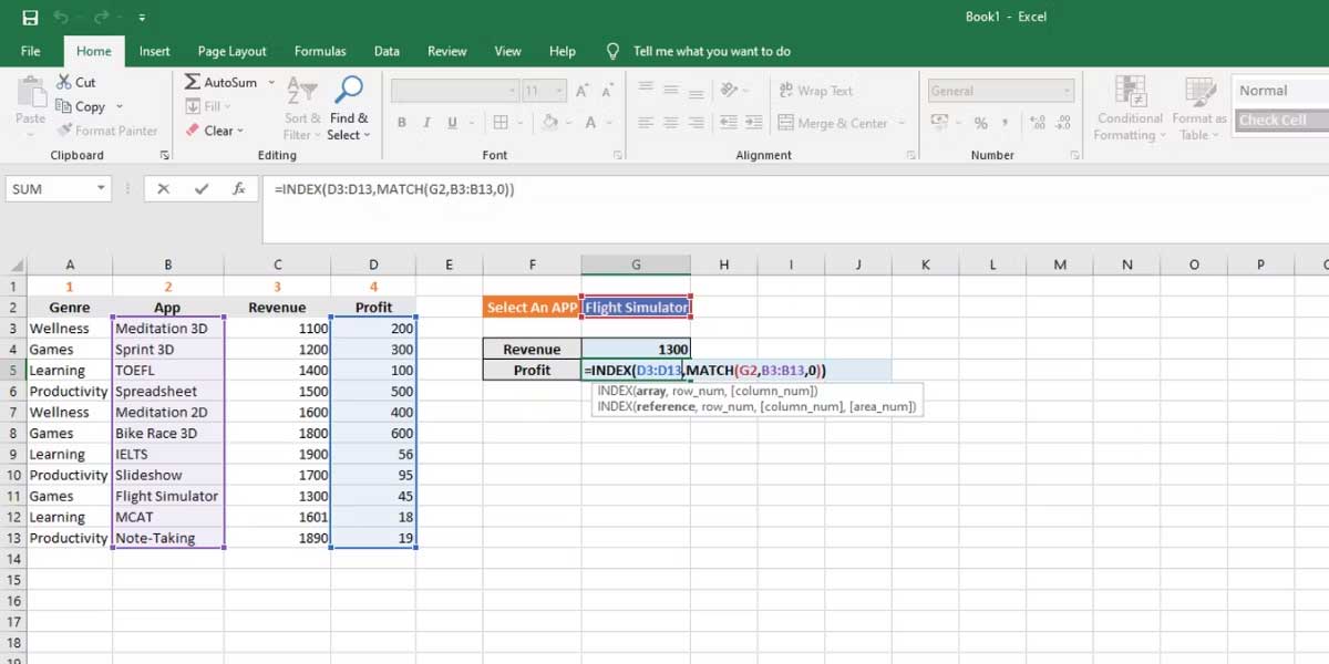Match function in Excel: How to use the Match function with examples Picture 9