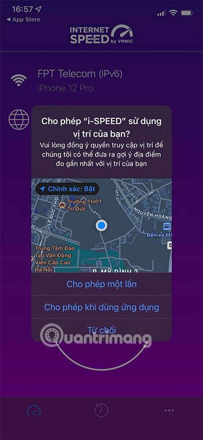 Picture 1 of Measure your network speed with i-SPEED by VNNIC.