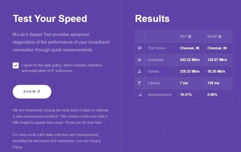 Picture 1 of Measure your internet speed online, no software required.