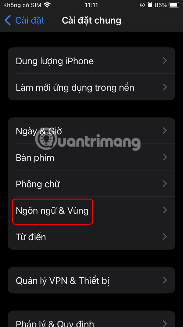 images 2 of Mẹo đổi ngôn ngữ cho từng ứng dụng trên iPhone