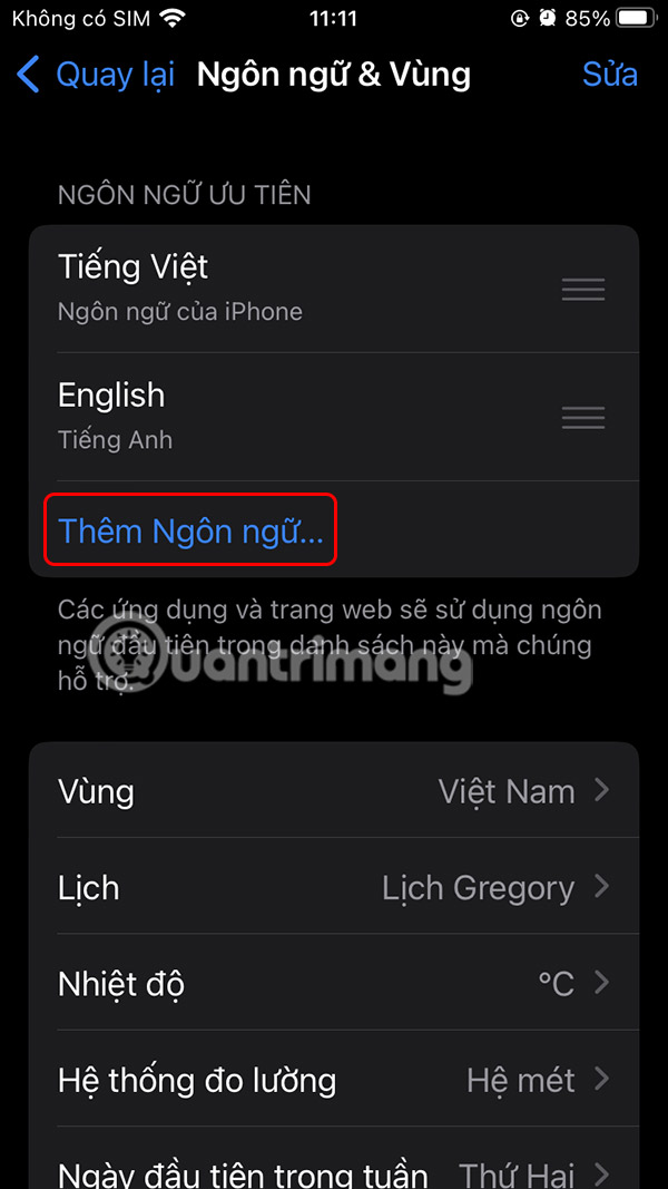 images 3 of Mẹo đổi ngôn ngữ cho từng ứng dụng trên iPhone
