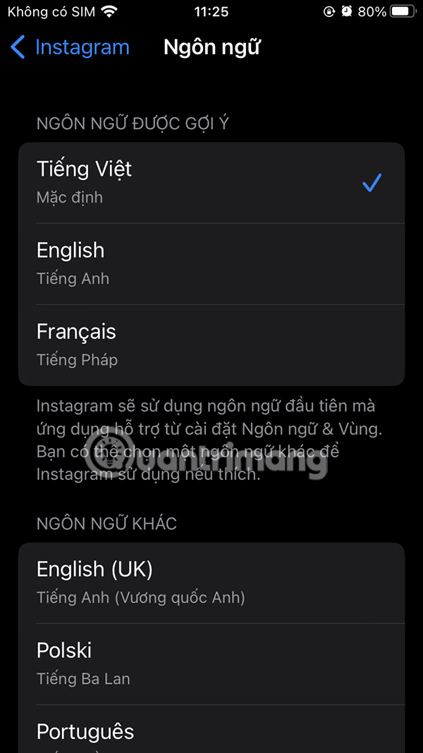 images 8 of Mẹo đổi ngôn ngữ cho từng ứng dụng trên iPhone
