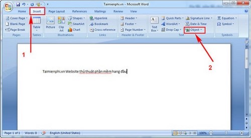 Merge and merge multiple documents in Word 2007 - TipsMake.com