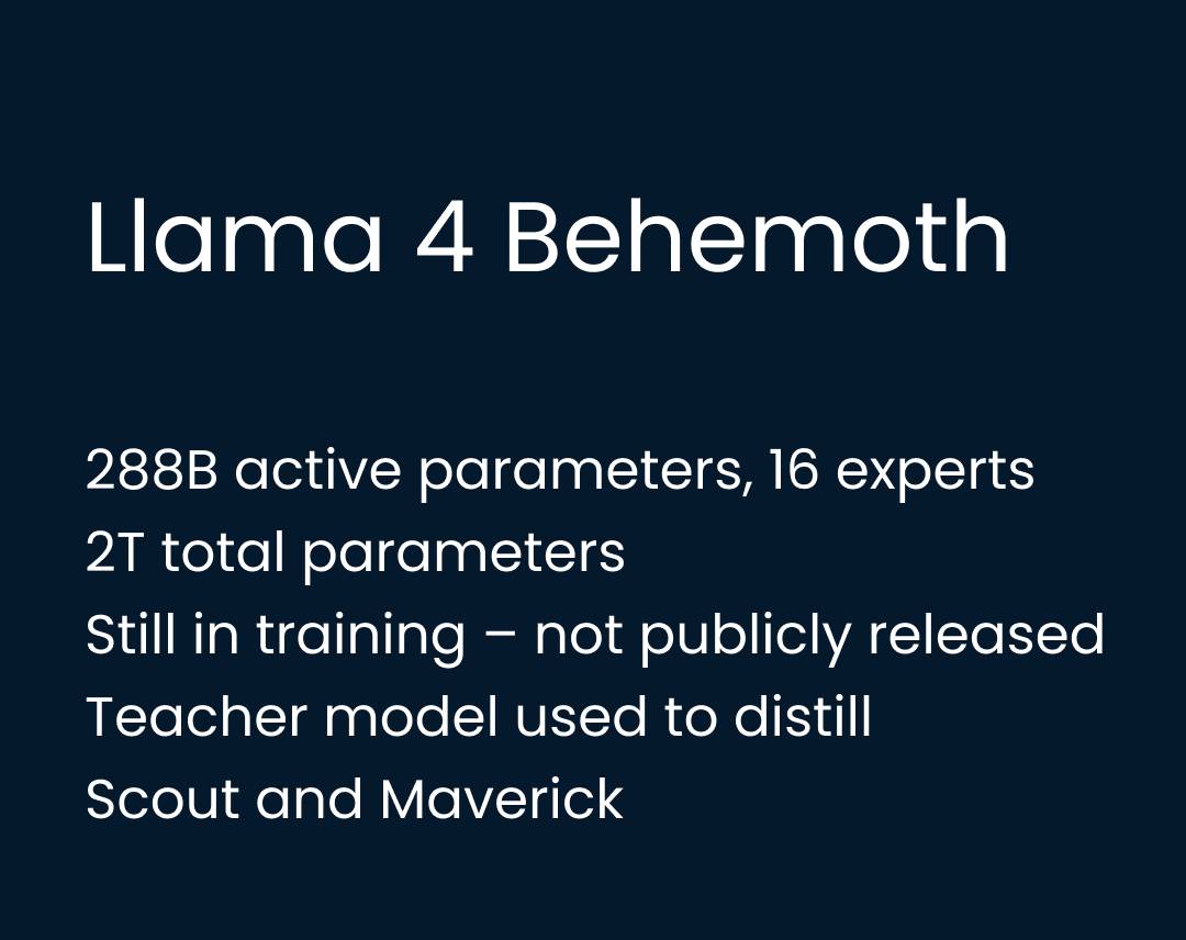 Picture 4 of Meta Llama 4: Features, how to access it, how it works, etc.