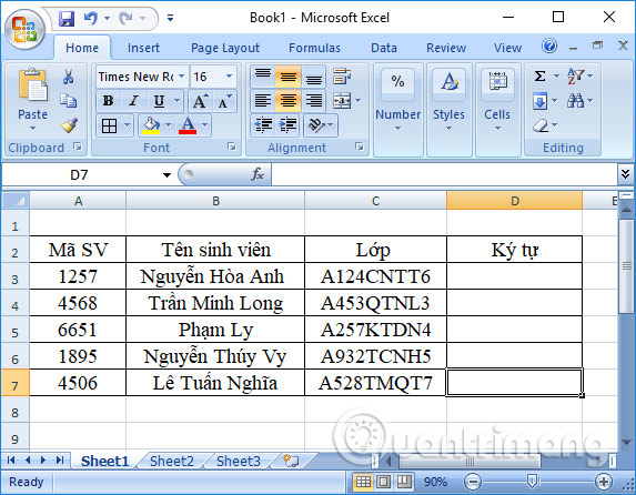 Picture 1 of MID function: A function to extract a string of characters in Excel - Similar to the LEFT and RIGHT functions.