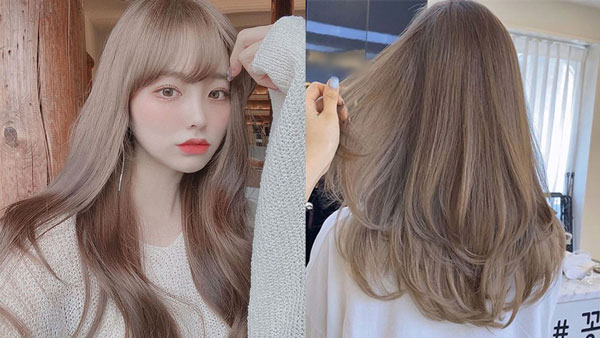 Picture 1 of These milk tea hair dye colors are beautiful, elegant, and flattering to the skin.