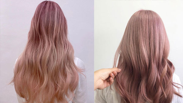 Picture 5 of These milk tea hair dye colors are beautiful, elegant, and flattering to the skin.