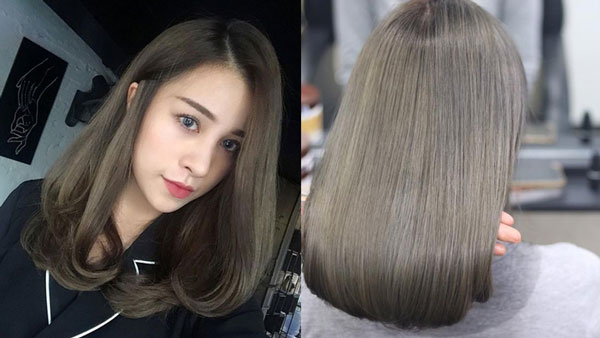 Picture 9 of These milk tea hair dye colors are beautiful, elegant, and flattering to the skin.