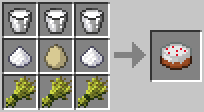 Minecraft recipes to make basic items, food, tools, protective gear, wool, dyes Picture 153