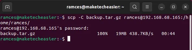 Moving files between Linux systems with SCP Picture 10