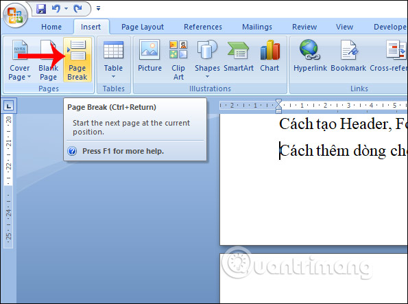 Picture 11 of MS Word - Lesson 11: Formatting Word Pages