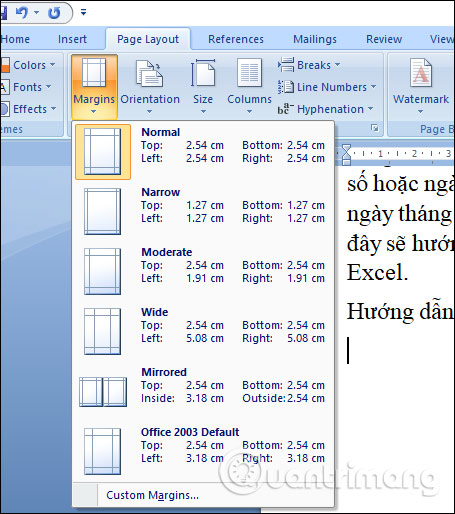 Picture 4 of MS Word - Lesson 11: Formatting Word Pages