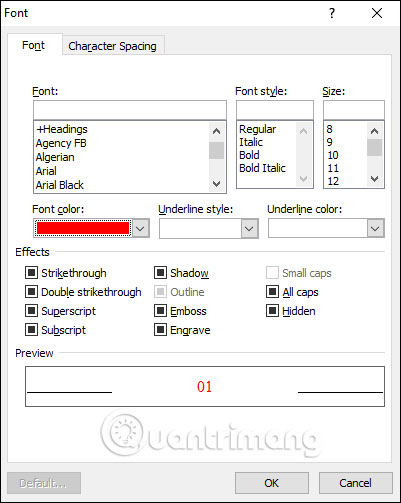 Picture 15 of MS Word - Lesson 15: Numbering at the beginning of lines