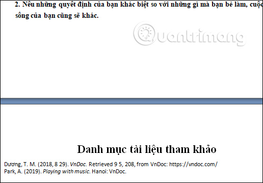 Picture 7 of MS Word - Lesson 16: Adding Citations and Creating a Citation Folder
