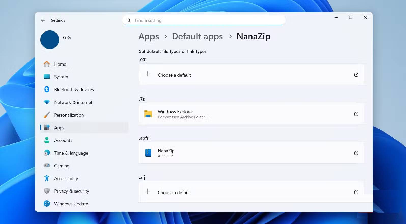 NanaZip - An open-source tool for decompressing zip files. Picture 7