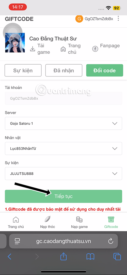 Latest Code for College of Warlocks and how to enter the code Picture 2