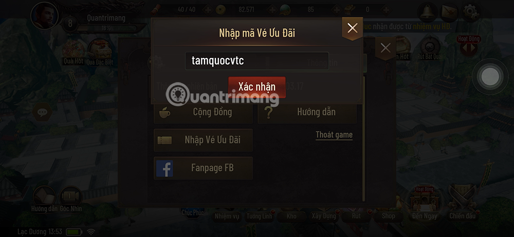 Latest Giftcode Three Kingdoms Legends and how to redeem code Picture 3