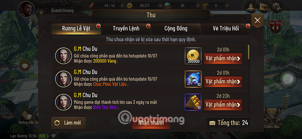 Latest Giftcode Three Kingdoms Legends and how to redeem code Picture 6