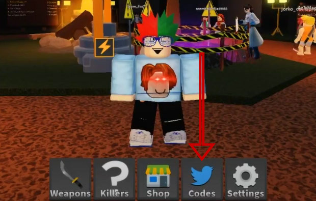 Latest Survive The Killer Code and How to Enter Code Picture 1