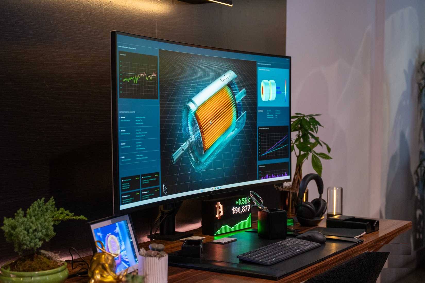 Picture 1 of Dell's new UltraSharp 52 Thunderbolt Hub Monitor is a powerful productivity machine.