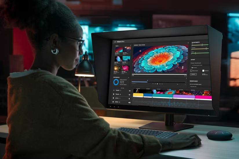 Picture 2 of Dell's new UltraSharp 52 Thunderbolt Hub Monitor is a powerful productivity machine.