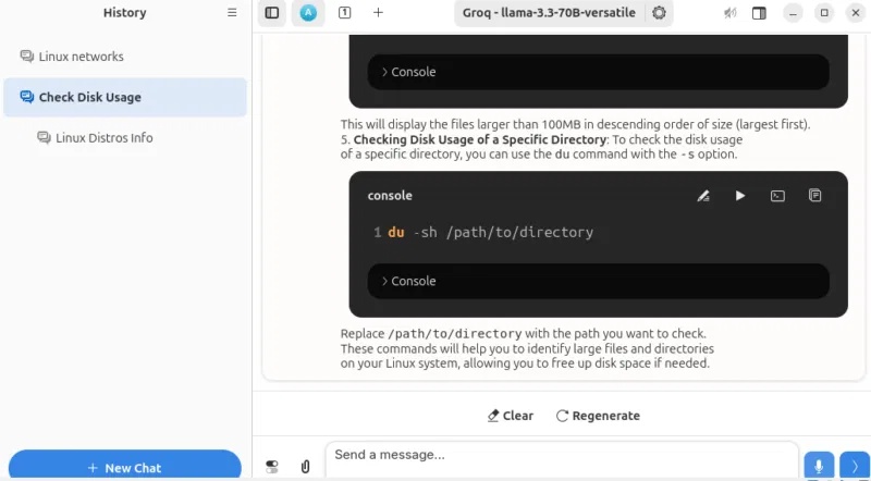 Newelle: AI assistant makes Linux desktops smarter. Picture 3