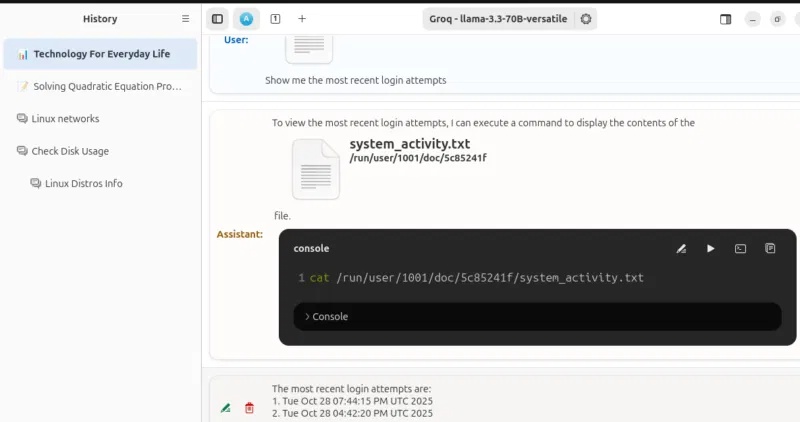 Newelle: AI assistant makes Linux desktops smarter. Picture 6