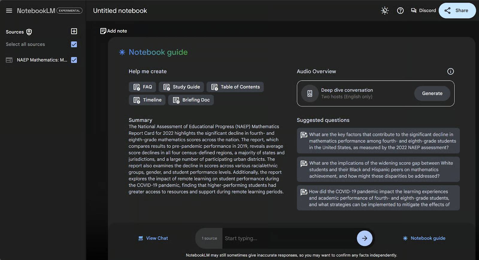 images 7 of NotebookLM: User guide with practical examples