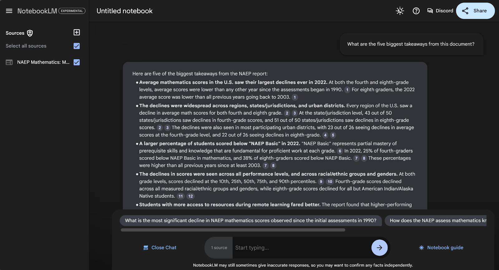 images 8 of NotebookLM: User guide with practical examples