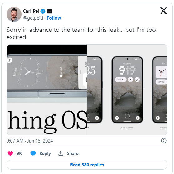 Nothing OS 3.0 will have new lock screen customizations Picture 1