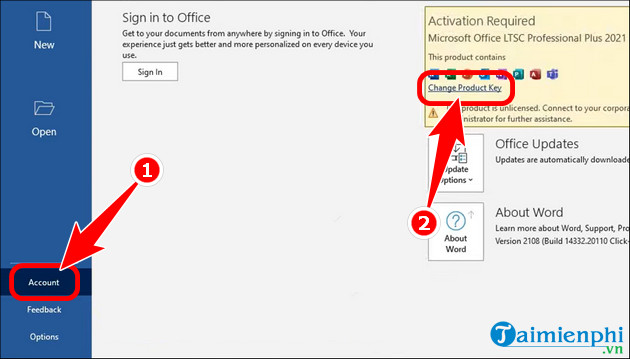 Office 2021 Key, summary of Active Key with permanent copyright Picture 1