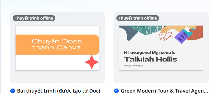 Guide to giving offline presentations on Canva Picture 6