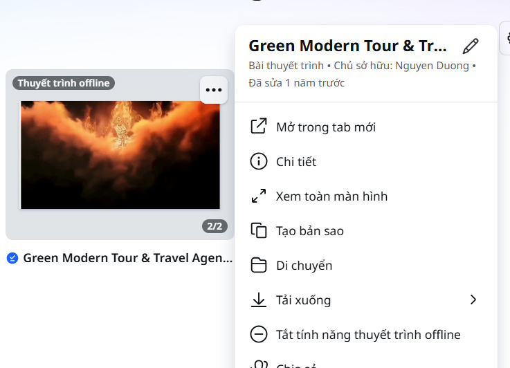 Guide to giving offline presentations on Canva Picture 7