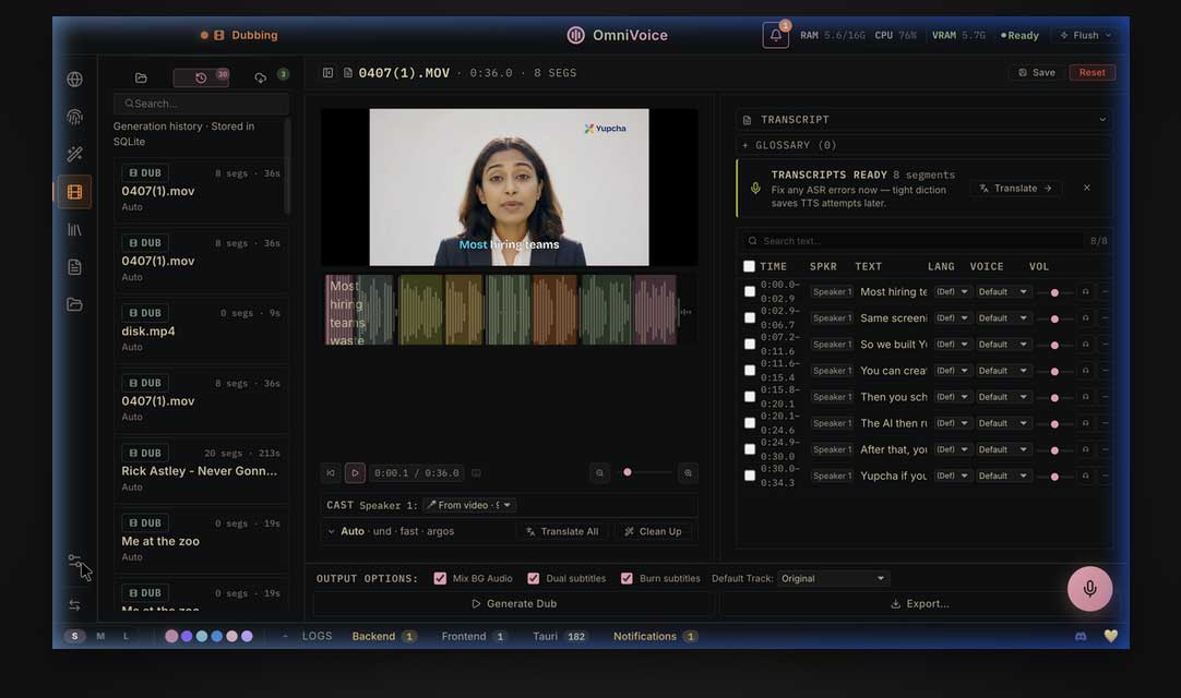 images 1 of OmniVoice Studio: An open-source AI voice solution worth trying.