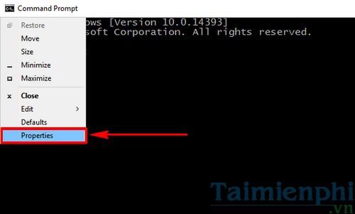 Picture 2 of Open Command Prompt with the default small size on Windows 10.