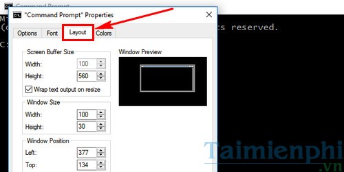 Picture 3 of Open Command Prompt with the default small size on Windows 10.