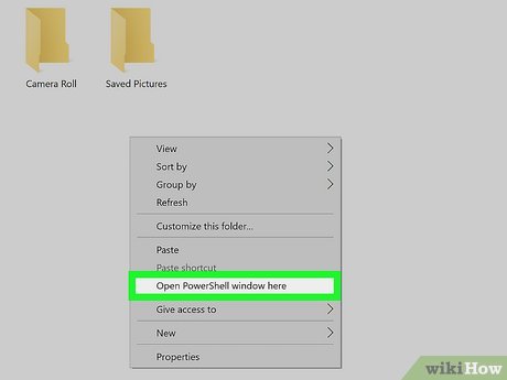 Open folder in Command Prompt (CMD) Picture 7