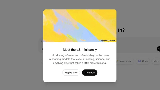 OpenAI Launches o3-mini Model with Superior Performance, Faster Speed Picture 1