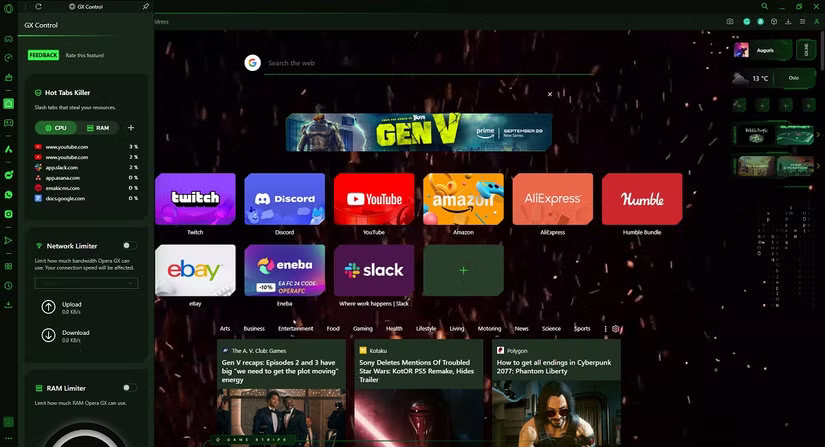 Opera GX or Microsoft Edge browser best for gaming? Picture 1