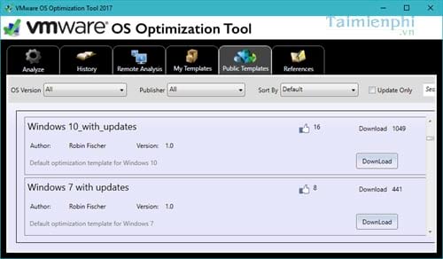Picture 10 of Optimize Windows 10 using VMware OS Optimization Tool