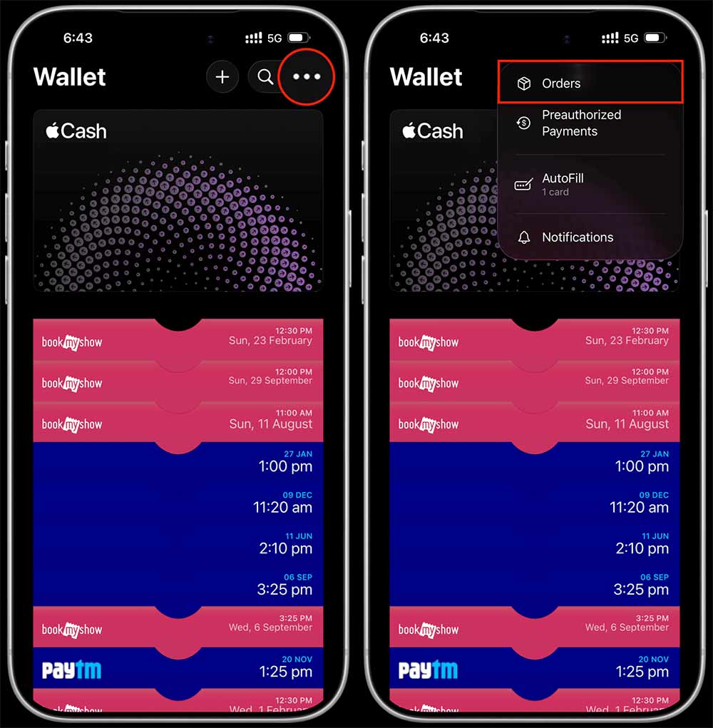 How to track orders in iPhone Wallet Picture 2
