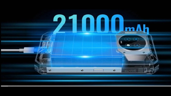 Oukitel WP19, a smartphone with a 21,000mAh battery, can be used for a week on a single charge Picture 1