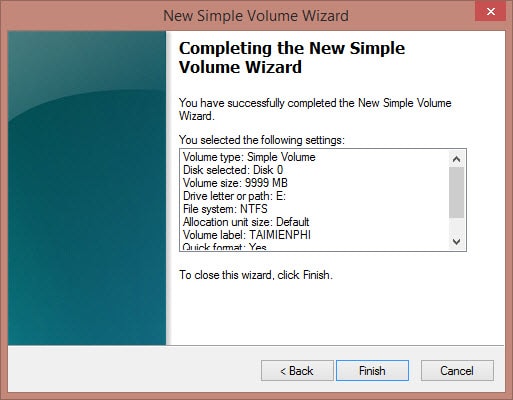 Picture 9 of Partitioning a hard drive in Windows 8, how to partition a hard drive in Windows 8.