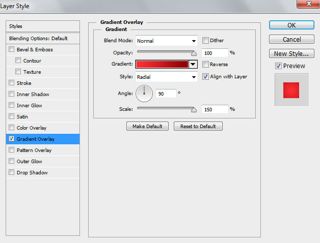 Photoshop CS6: Create a Christmas card with snowflakes on a red background. Picture 1