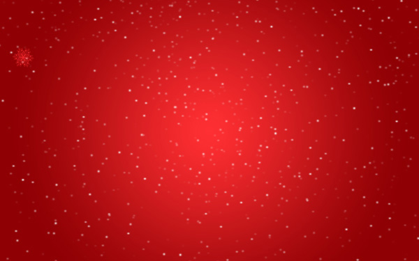 Photoshop CS6: Create a Christmas card with snowflakes on a red background. Picture 11