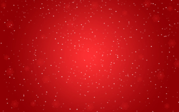 Photoshop CS6: Create a Christmas card with snowflakes on a red background. Picture 13