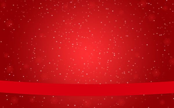 Photoshop CS6: Create a Christmas card with snowflakes on a red background. Picture 16